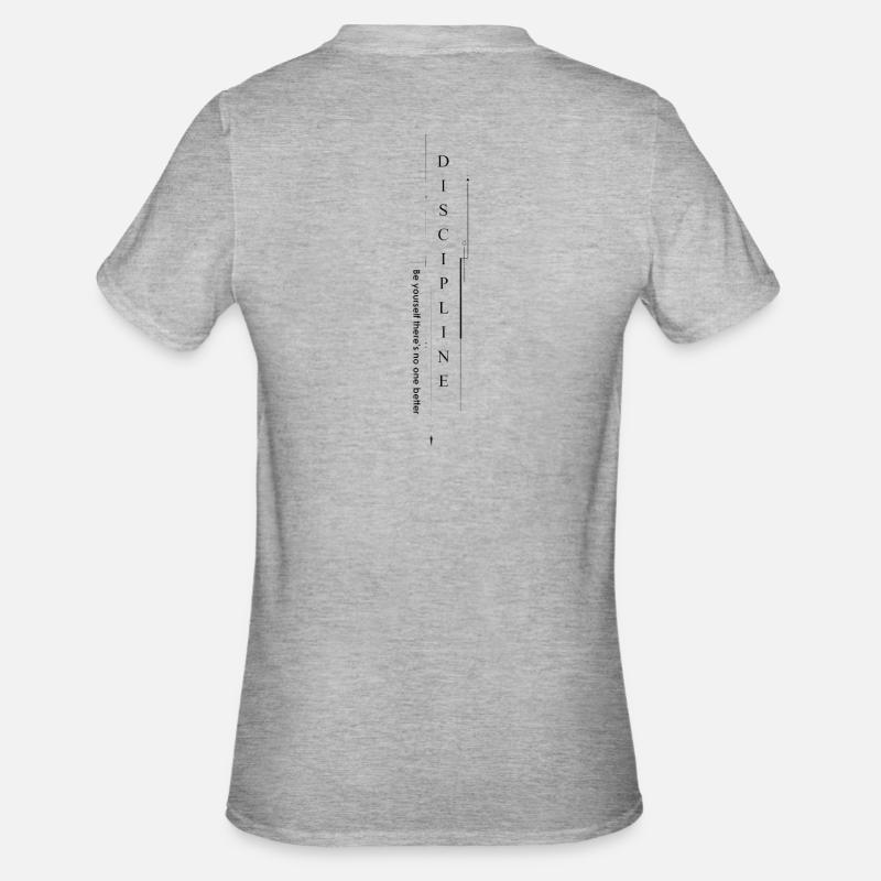 respect_marcel merch - T-shirt polycoton Unisexe - gris chiné