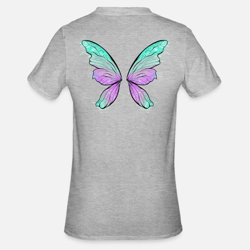 Ailes de fée - T-shirt polycoton Unisexe - gris chiné