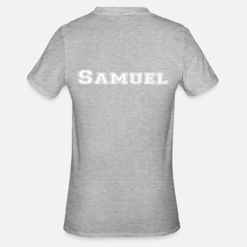 samuel - Unisex Polycotton T-Shirt - Grau meliert