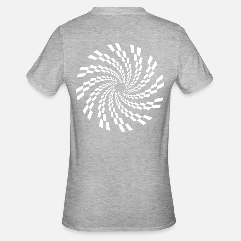 Tekno spiral 23 - Unisex Polycotton T-Shirt - heather grey