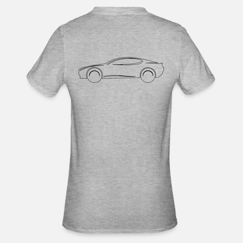 Auto - Unisex Polycotton T-Shirt - Grau meliert