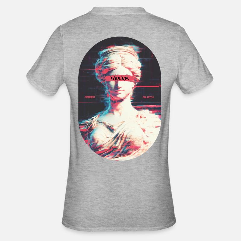 Bug grec - T-shirt polycoton Unisexe - gris chiné
