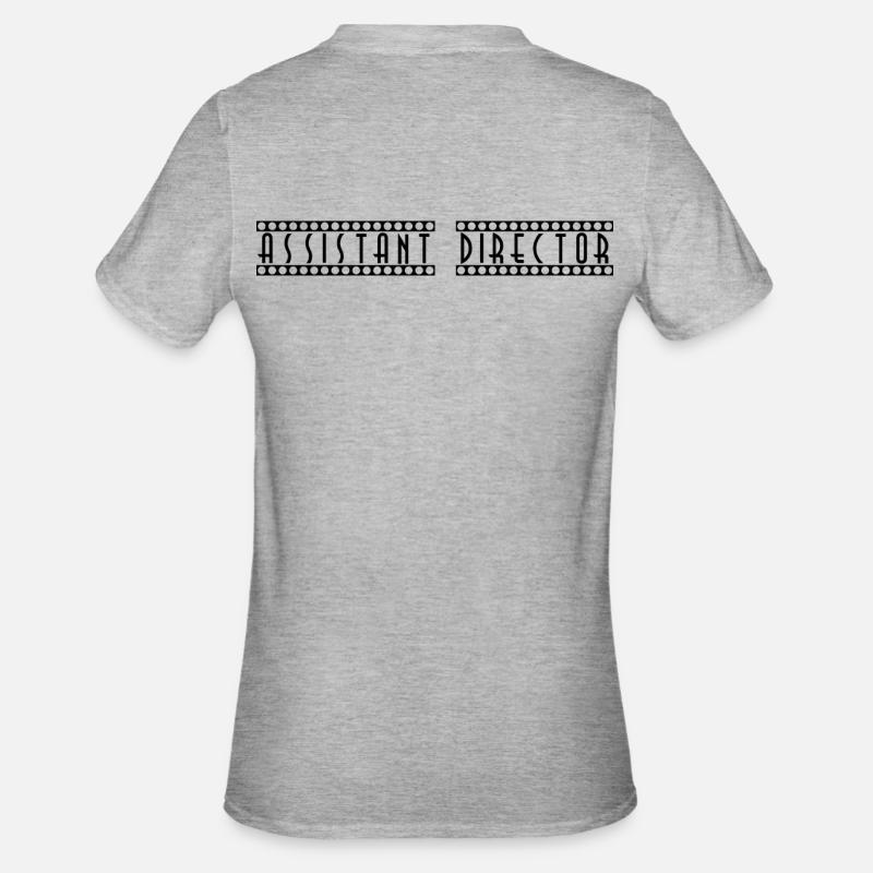 Assistant_Director - Unisex Polycotton T-Shirt - heather grey