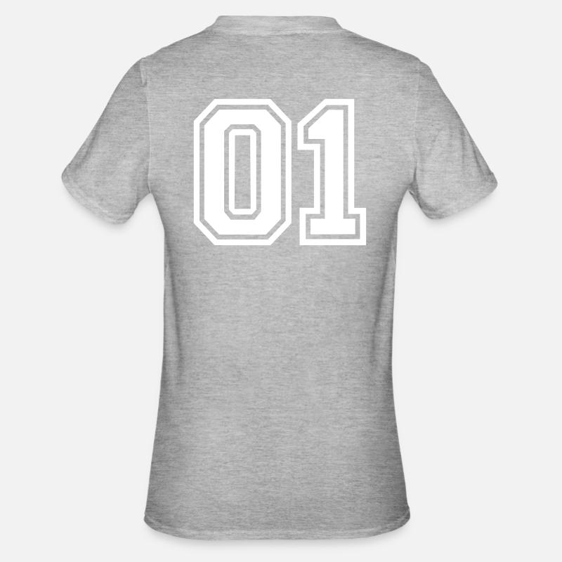 1 - T-shirt polycoton Unisexe - gris chiné
