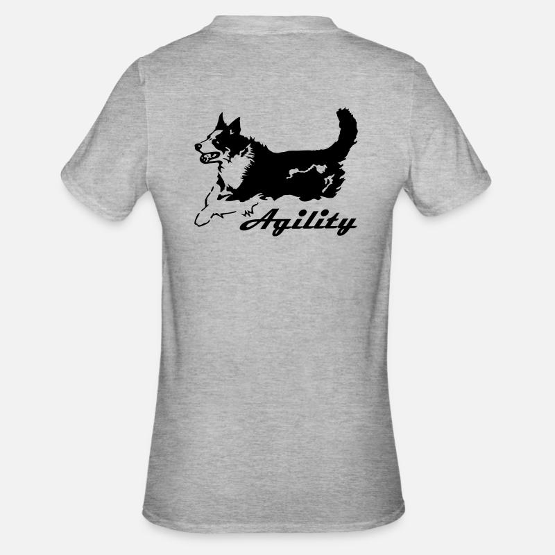 Agilité - T-shirt polycoton Unisexe - gris chiné
