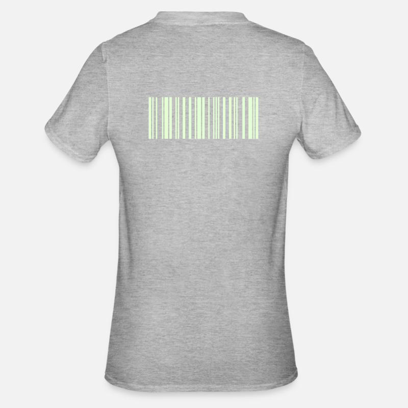 BARCODE Maria - Unisex Polycotton T-Shirt - Grau meliert