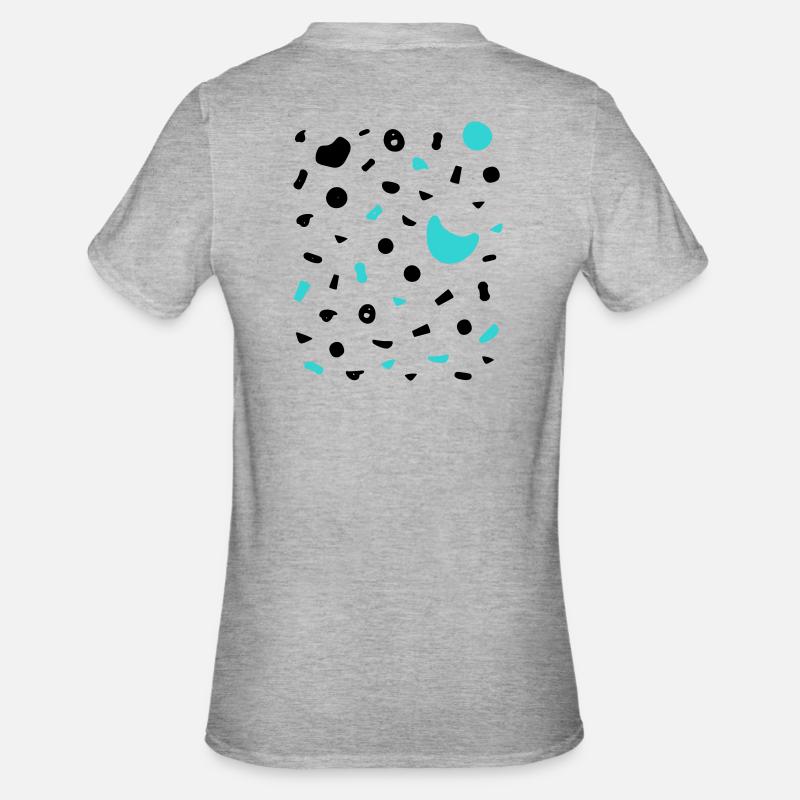 Boulder Projekt 7a Design Klettergriffe klettern - Unisex Polycotton T-Shirt - Grau meliert