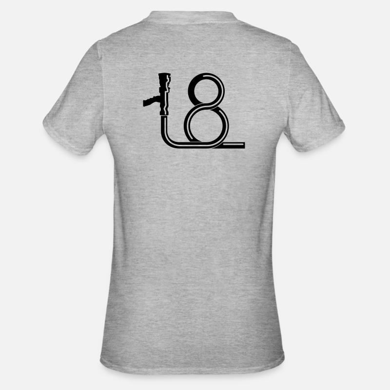 lance_18_b1 - T-shirt polycoton Unisexe - gris chiné