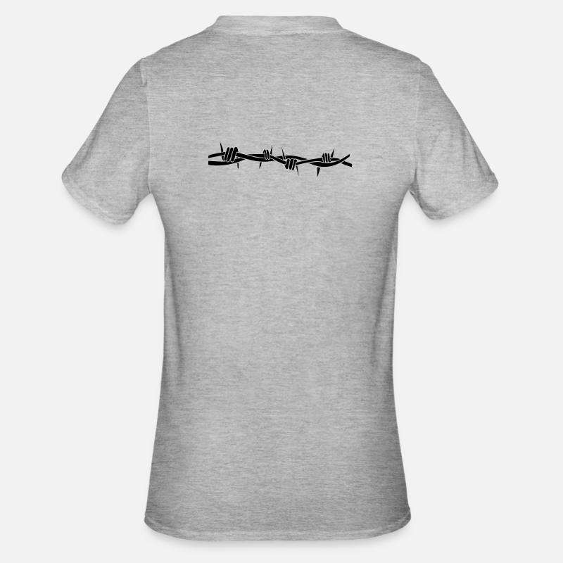 stacheldraht - T-shirt polycoton Unisexe - gris chiné