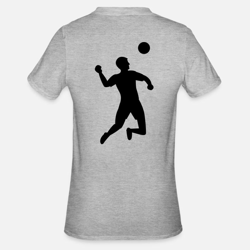 Fistball - T-shirt polycoton Unisexe - gris chiné