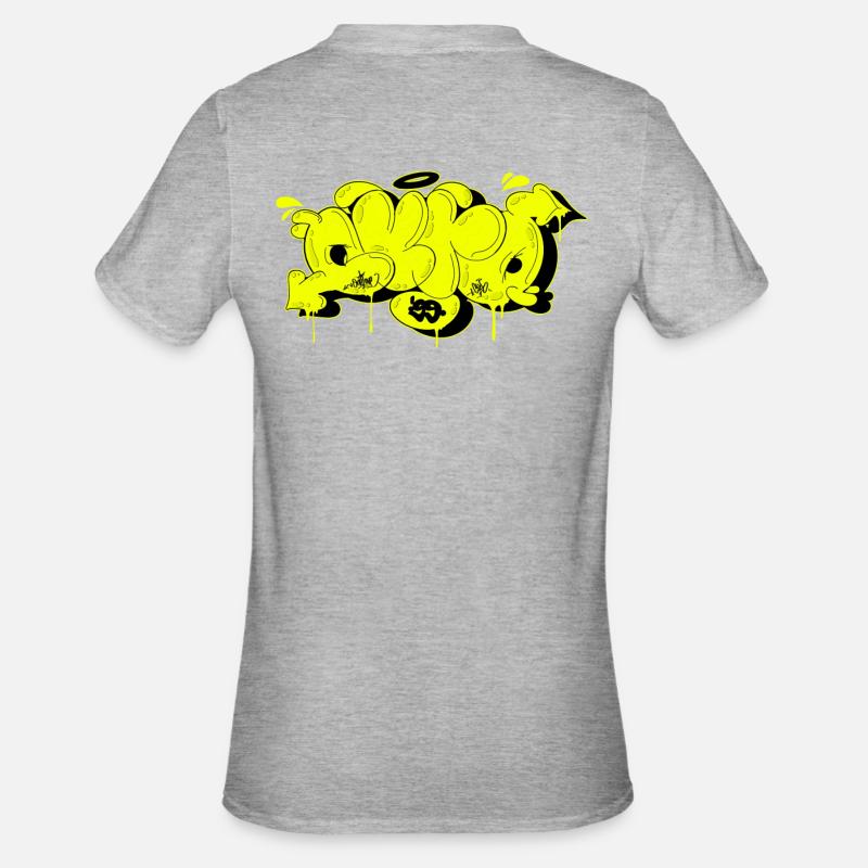 cyrograff no8 - Unisex Polycotton T-Shirt - heather grey