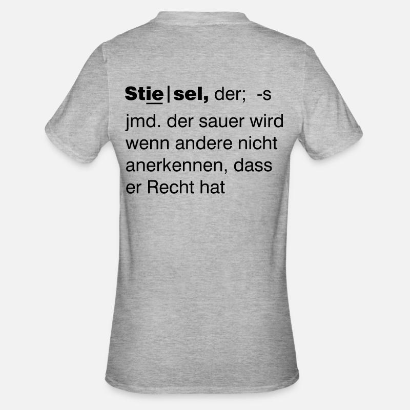 Stiesel - Unisex Polycotton T-Shirt - Grau meliert