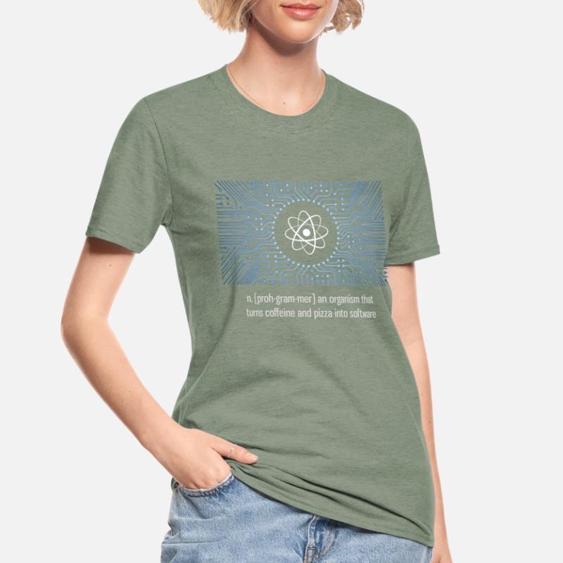 nerd programmateur urknall platine CPU pc code LOL T-shirt polycoton Unisexe