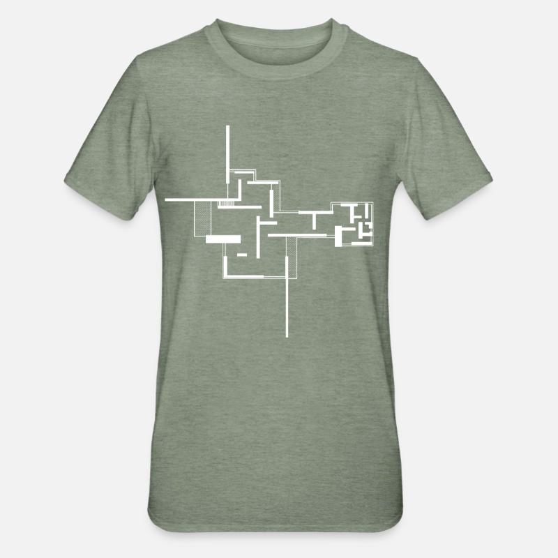 Architecture - Unisex Polycotton T-Shirt - heather military green