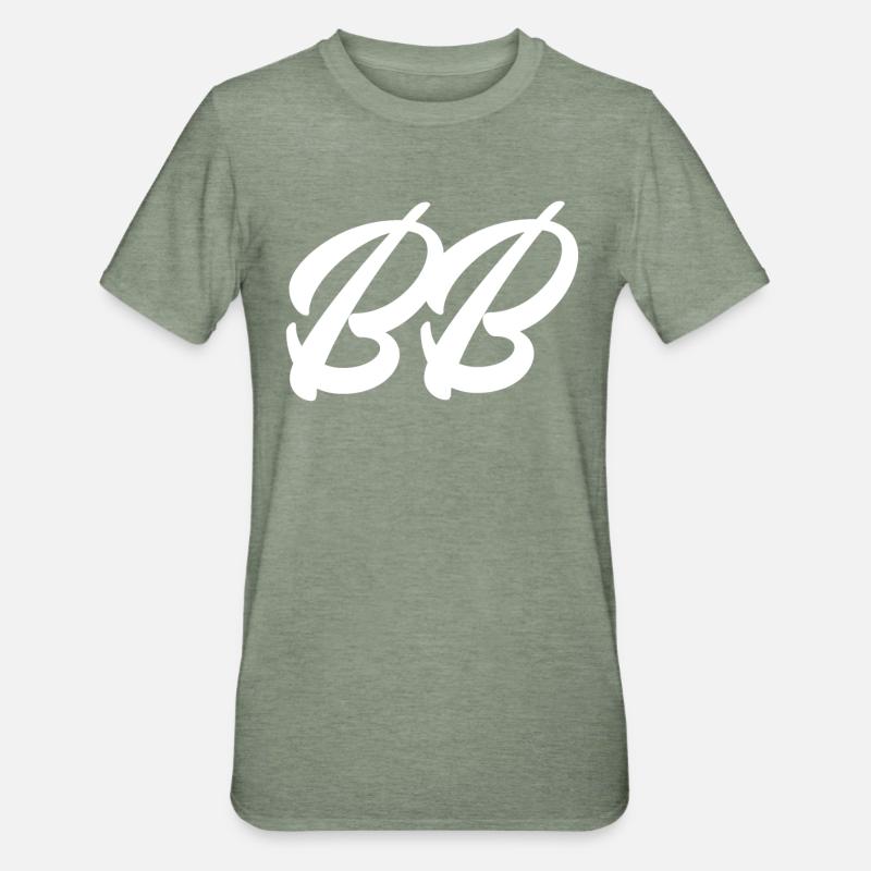 BB - T-shirt polycoton Unisexe - vert kaki chiné