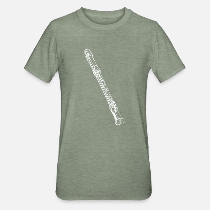 Recorder - Unisex Polycotton T-Shirt - heather military green