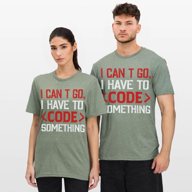 Programmeur, Nerd , Code informatique T-shirt polycoton Unisexe