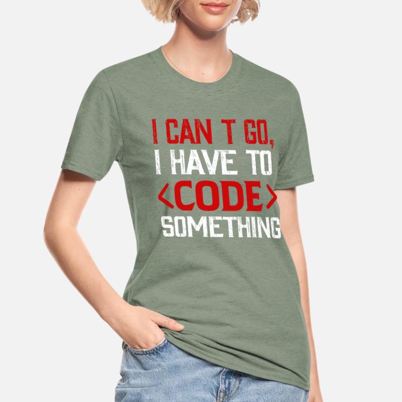 Programmeur, Nerd , Code informatique T-shirt polycoton Unisexe