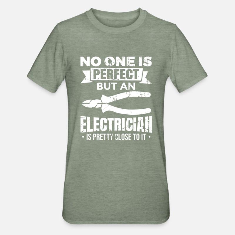 Electrical Engineer Witz - Unisex Polycotton T-Shirt - heather military green