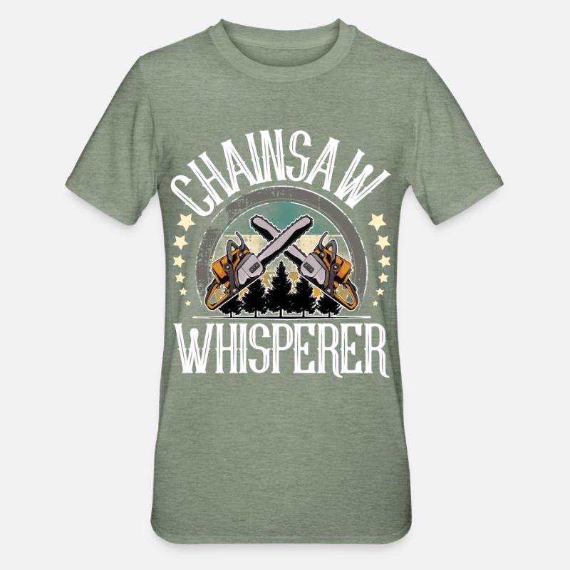 Bûcheron - T-shirt polycoton Unisexe - vert kaki chiné