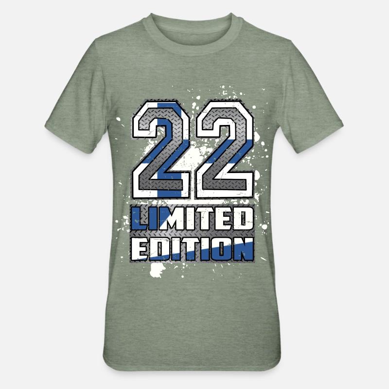 Finlande Édition Limitée 22 - T-shirt polycoton Unisexe - vert kaki chiné