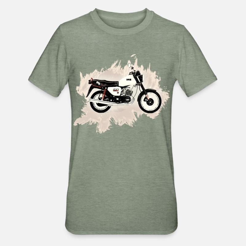 MZ ETZ 150 - T-shirt polycoton Unisexe - vert kaki chiné