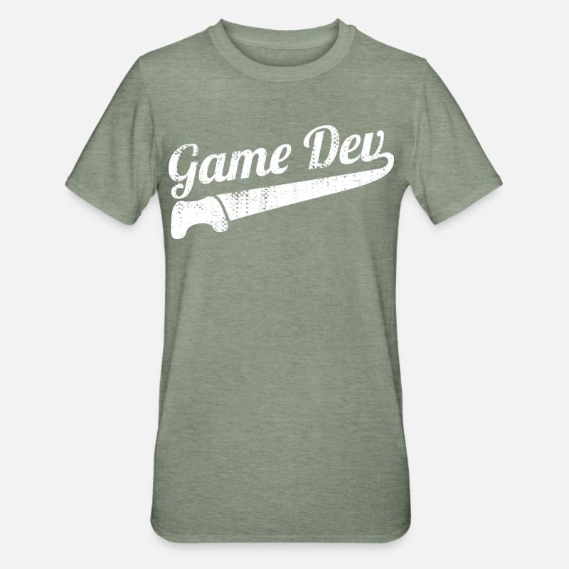 Game Developer - Unisex Polycotton T-Shirt - heather military green