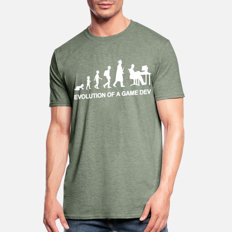 Game Developer Evolution Unisex Polycotton T-Shirt