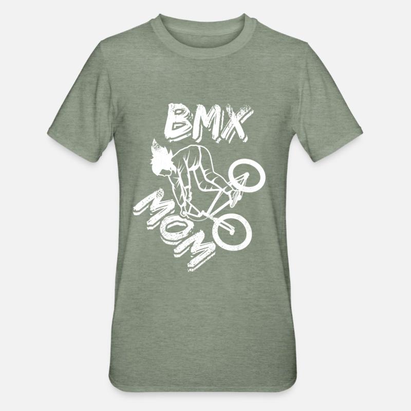 BXM Mutter - Unisex Polycotton T-Shirt - Militärgrün meliert