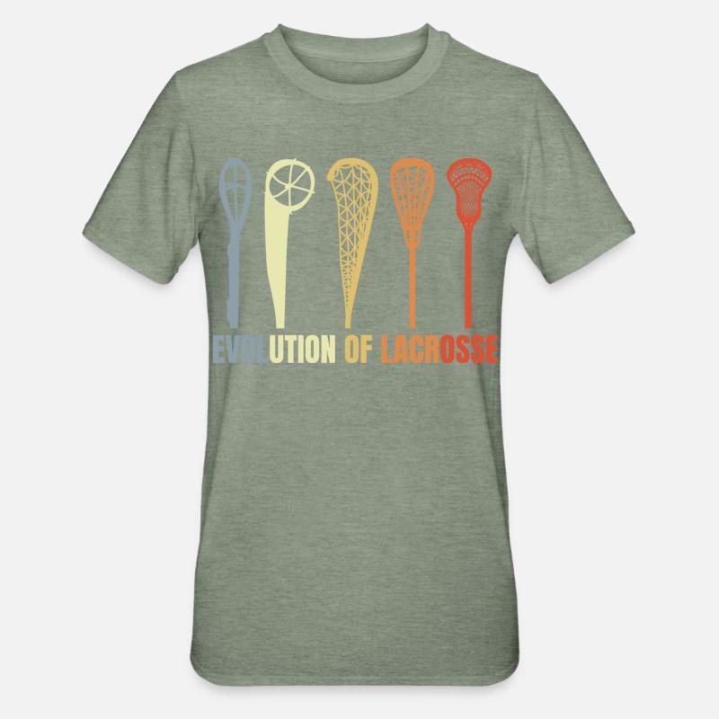 Évolution de la crosse - T-shirt polycoton Unisexe - vert kaki chiné