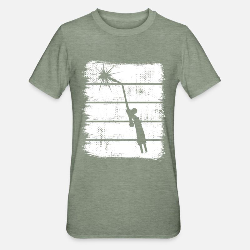 Électrode de soudage - T-shirt polycoton Unisexe - vert kaki chiné