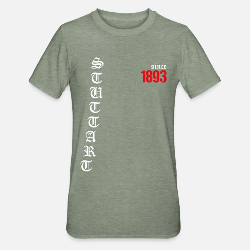 Stuttgart since 1893 - Unisex Polycotton T-Shirt - Militärgrün meliert