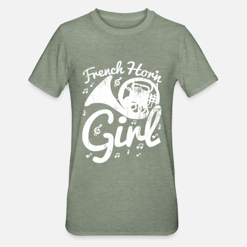 Cor français - T-shirt polycoton Unisexe - vert kaki chiné