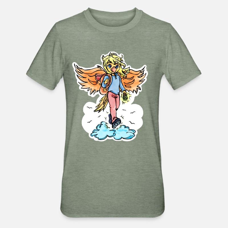Migration vers le cloud - T-shirt polycoton Unisexe - vert kaki chiné