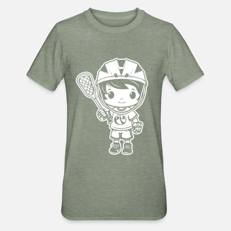 Garçon de crosse - T-shirt polycoton Unisexe - vert kaki chiné