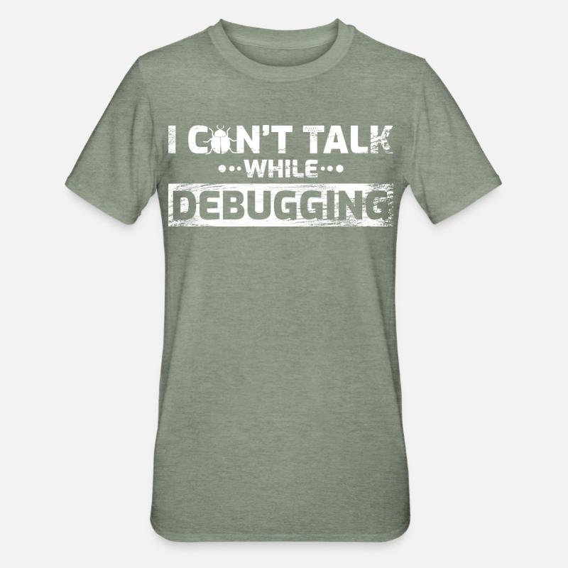 Software Entwickler Witz - Unisex Polycotton T-Shirt - Militärgrün meliert