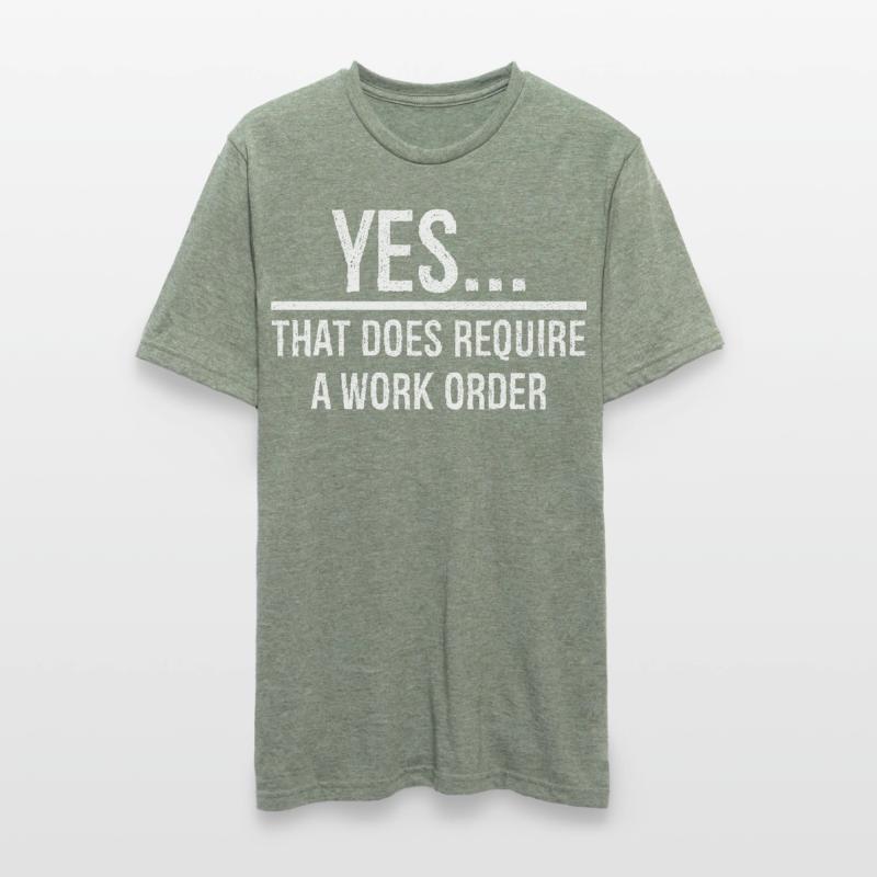 yes that does require a work order Unisex Polycotton T-Shirt