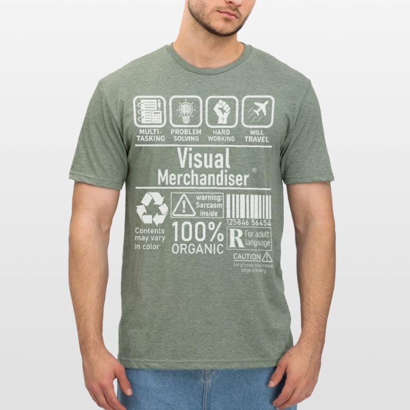 Visual Merchandiser multi tasking problem solving Unisex Polycotton T-Shirt