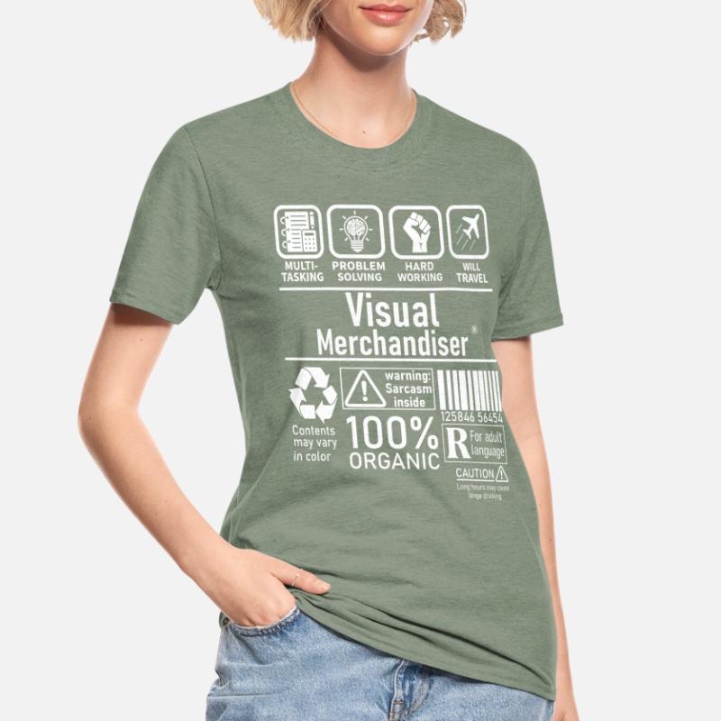 Visual Merchandiser multi tasking problem solving Unisex Polycotton T-Shirt