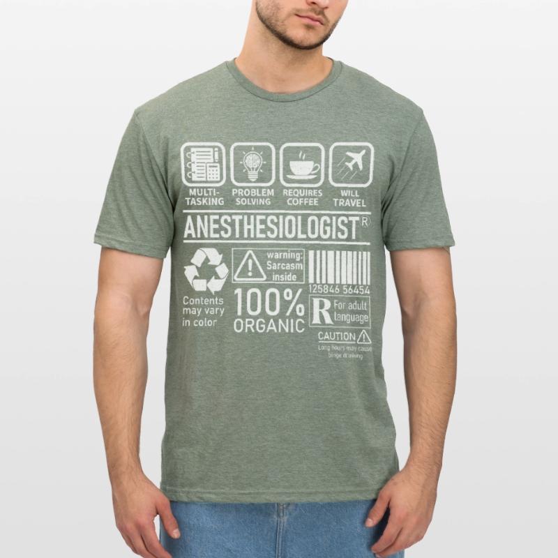Anesthesiologist multi tasking problem solving Unisex Polycotton T-Shirt