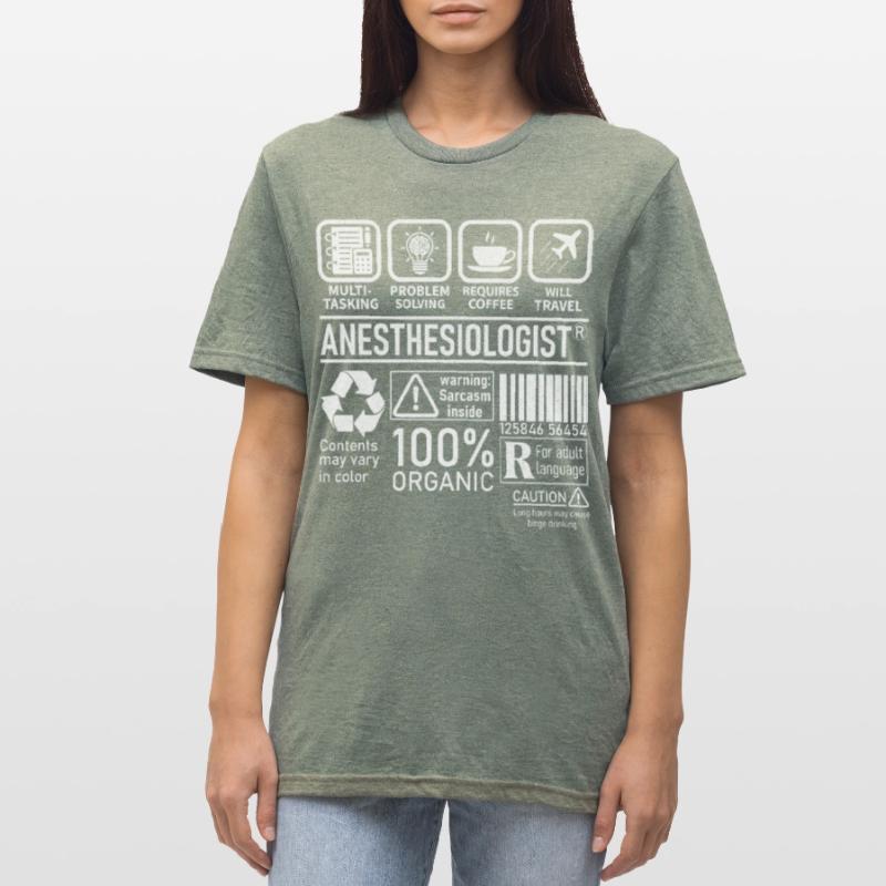 Anesthesiologist multi tasking problem solving Unisex Polycotton T-Shirt