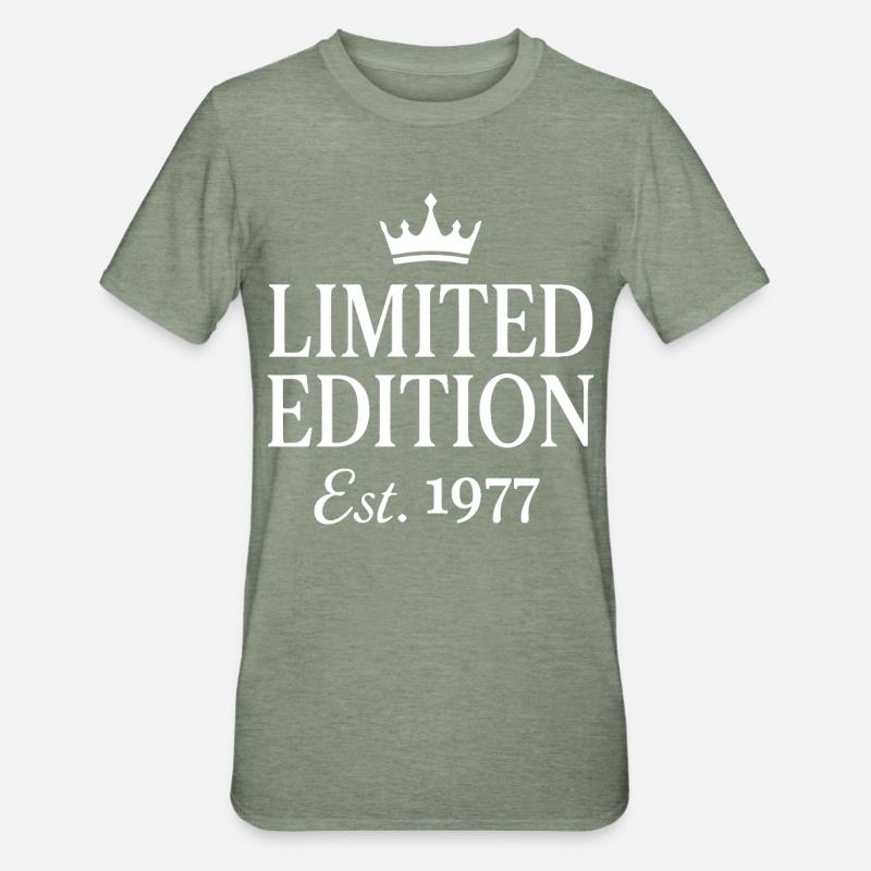 Édition limitée Est. 1977 - T-shirt polycoton Unisexe - vert kaki chiné