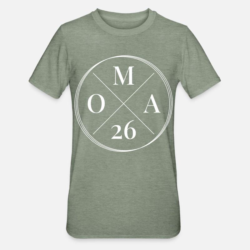 Oma 2026 - Unisex Polycotton T-Shirt - Militärgrün meliert