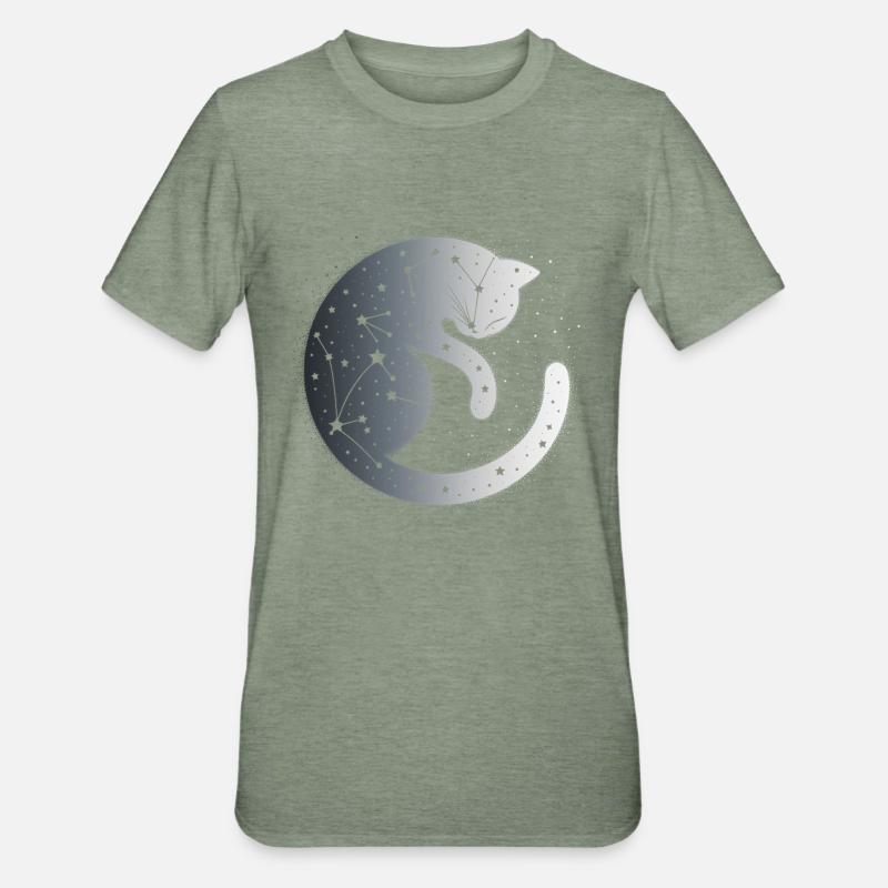 Silence - T-shirt polycoton Unisexe - vert kaki chiné