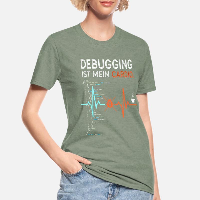 Debugging ist mein Cardio - Computer Nerd Unisex Polycotton T-Shirt