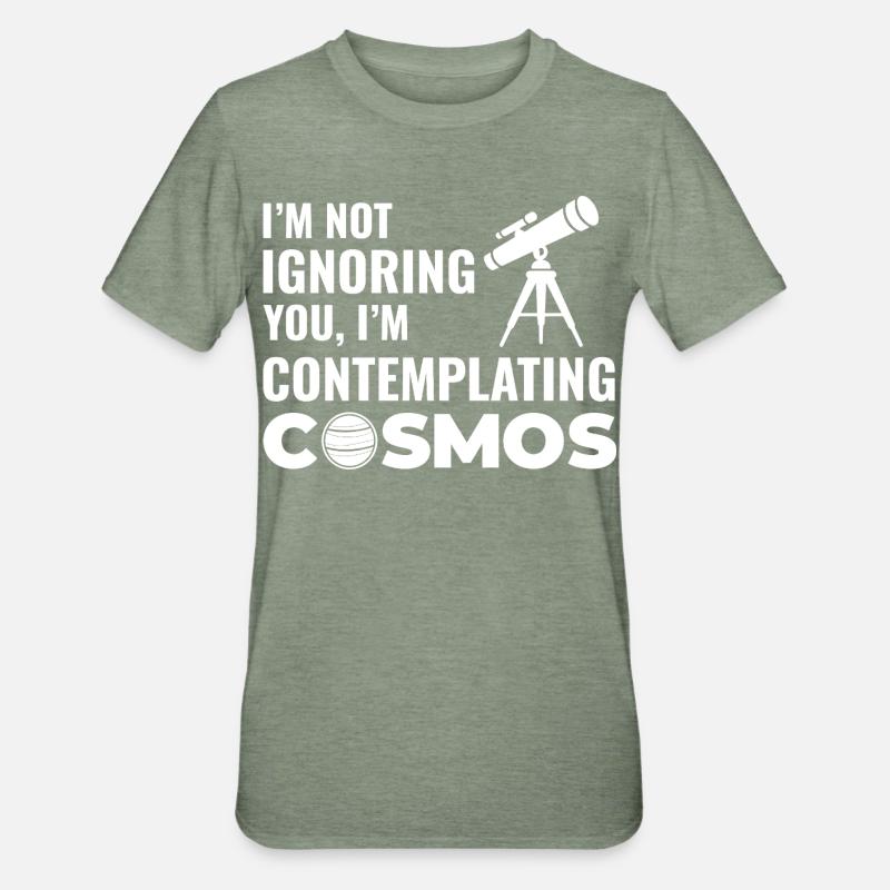 Astronomie Conception du système solaire - T-shirt polycoton Unisexe - vert kaki chiné