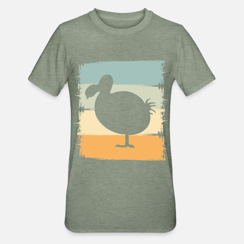 dodo - T-shirt polycoton Unisexe - vert kaki chiné