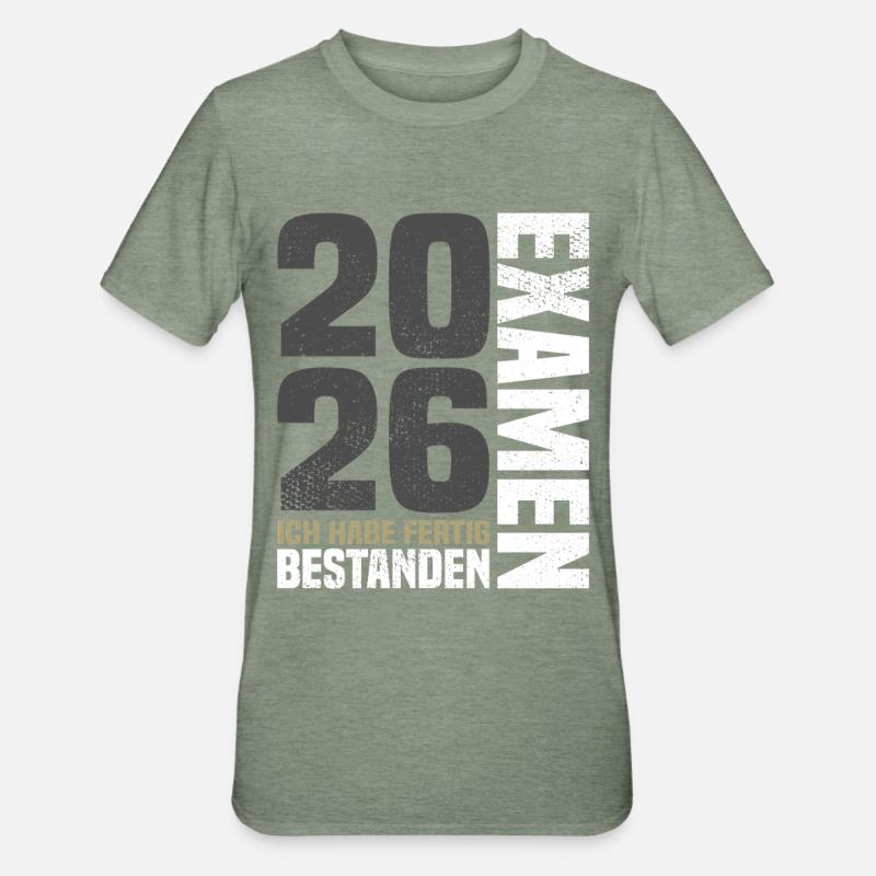 Exam passed 2026 - I'm done - Unisex Polycotton T-Shirt - heather military green