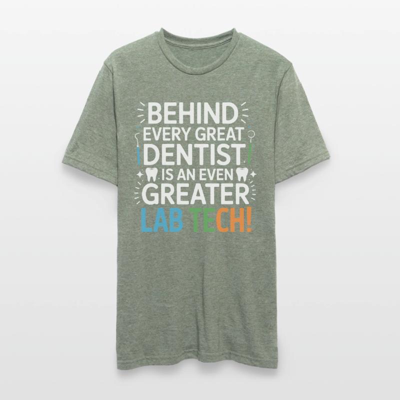 Conception dentaire de Greater Lab Tech T-shirt polycoton Unisexe