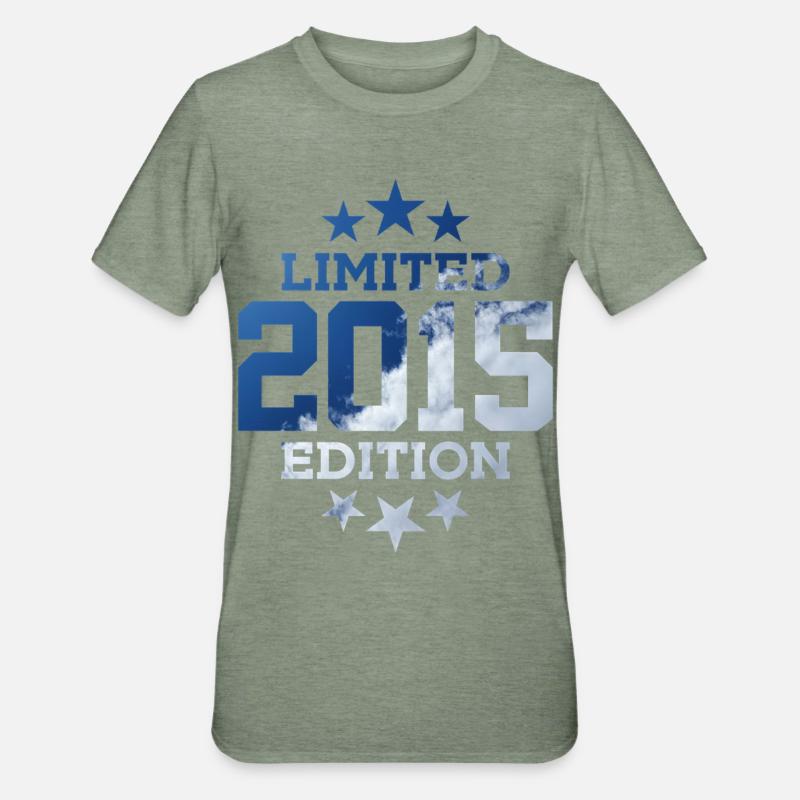 ÉDITION LIMITÉE 2015 11E ANNIVERSAIRE - T-shirt polycoton Unisexe - vert kaki chiné